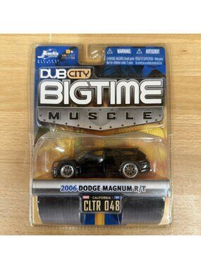 Jada Toys Dub City Big Time Muscle 2006 Dodge Magnum R/T Black 1:64